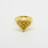 1009 - Anello Cuore Chiuso in Argento 925 Filigrana Sarda
