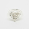 1009 - Anello Cuore Chiuso in Argento 925 Filigrana Sarda