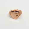 1010 - Anello Cuore Lucido Chiuso in Argento 925