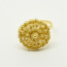 1015 - Anello Fiore 3 Giri Chiuso in Argento 925 Filigrana Sarda
