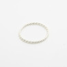 1019 - Anello Treccia 1 fila in Argento 925 Microfuso