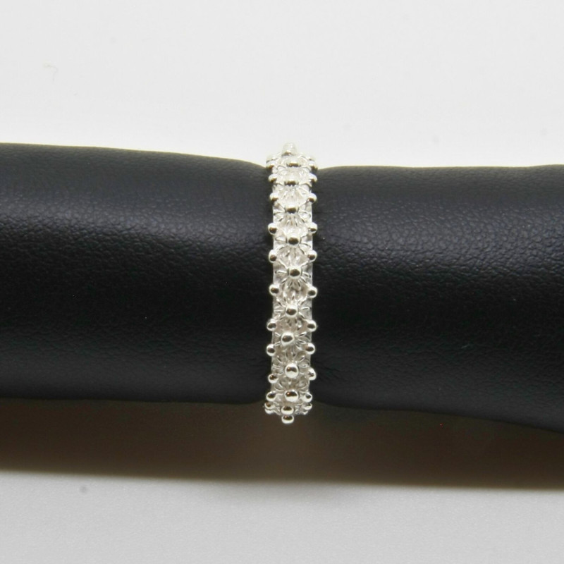 1001 - Anello a 1 Fila in Argento 925 Filigrana Sarda - Tradizione e Eleganza