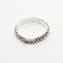 1027 - Anello Fede Sarda Trilogy in Argento 925