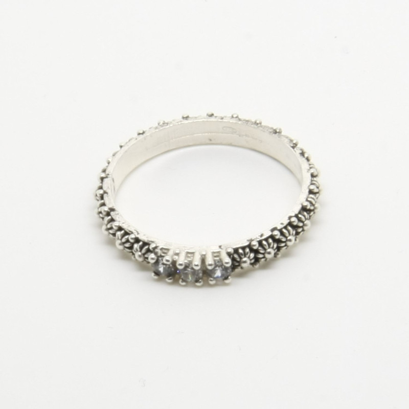 1027 - Anello Fede Sarda Trilogy in Argento 925
