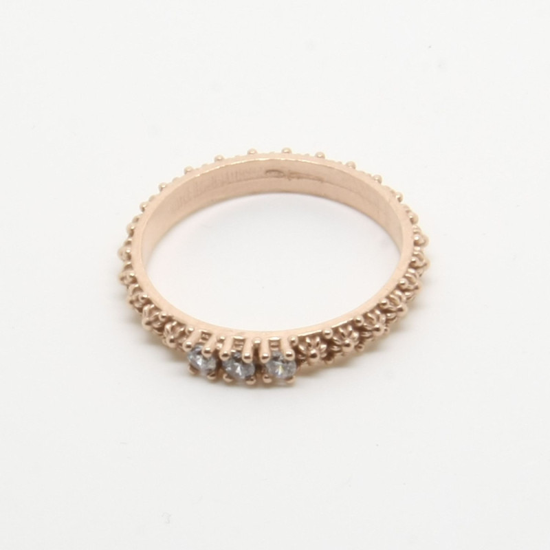 1027 - Anello Fede Sarda Trilogy in Argento 925