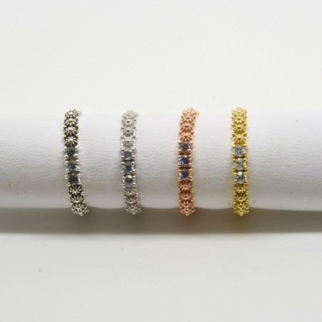 Anello Fede Sarda Trilogy in Argento 925