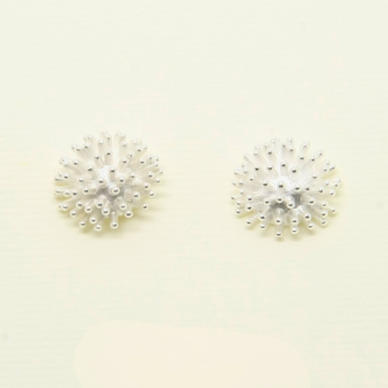 Orecchini in filigrana sarda a forma di riccio