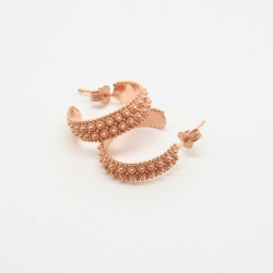 Orecchini a lodo 2 file in filigrana sarda