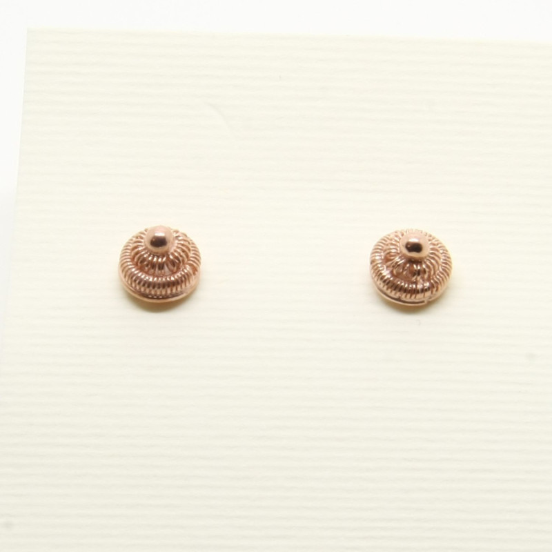 4030 - Orecchini Tondi Piccoli a Lobo Filigrana Sarda Argento 925