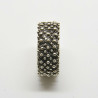 1003 - Anello a 3 File in Argento 925 Filigrana Sarda - Tradizione e Eleganza
