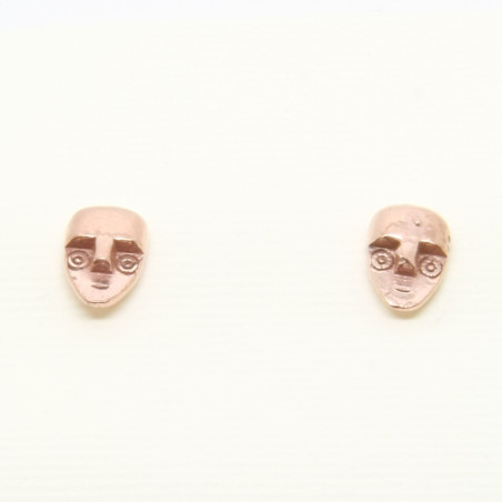 Orecchini Testa Monte Prama a lobo filigrana sarda