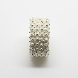1004 - Anello a 4 File in Argento 925 Filigrana Sarda - Tradizione e Eleganza