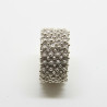 1004 - Anello a 4 File in Argento 925 Filigrana Sarda - Tradizione e Eleganza