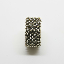 1004 - Anello a 4 File in Argento 925 Filigrana Sarda - Tradizione e Eleganza