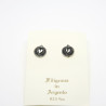 Orecchini Sacro Cuore a Lobo Argento 925