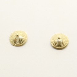 4065 - Orecchini Corbula Lisci Piccoli Filigrana Sarda Argento 925