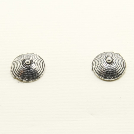 Orecchini Corbula Lisci Piccoli Filigrana Sarda Argento 925