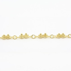 Bracciale 1 fila con 2 rosette Filigrana Sarda Argento 925