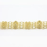 2003 - Bracciale 2 fili con 2 rosette grande + 8 piccole Filigrana Sarda Argento 925