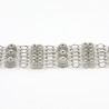 2004 - Bracciale 3 fili con 3 rosette grande + 12 piccole Filigrana Sarda Argento 925