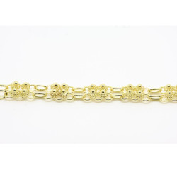 2008 - Bracciale 2 fili con 4 rosette piccole Filigrana Sarda Argento 925