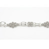 2009 - Bracciale Rombo con 4 rosette piccole Filigrana Sarda Argento 925