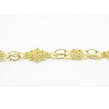 Bracciale Rombo con 4 rosette piccole Filigrana Sarda Argento 925