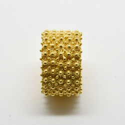 1005 - Anello a 5 File in Argento 925 Filigrana Sarda - Tradizione e Eleganza