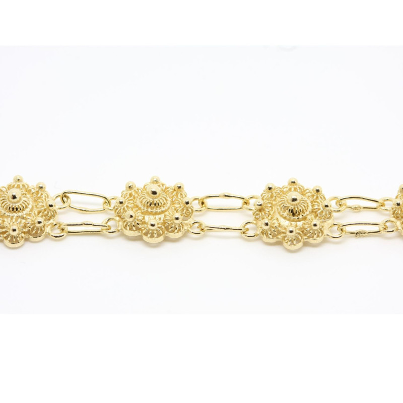 2010 - Bracciale Fiore Filigrana Sarda Argento 925