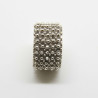 1005 - Anello a 5 File in Argento 925 Filigrana Sarda - Tradizione e Eleganza