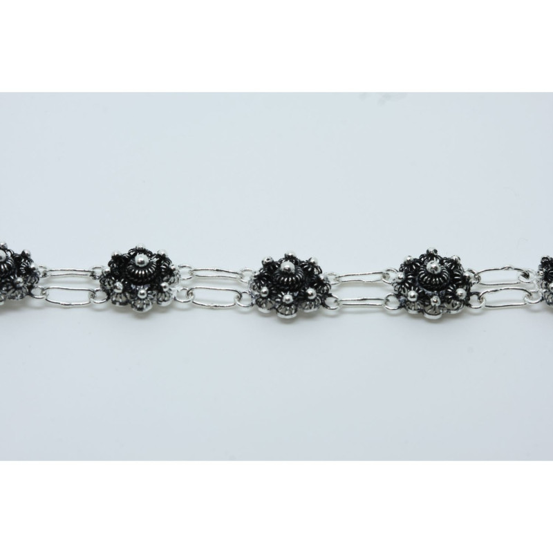 2010 - Bracciale Fiore Filigrana Sarda Argento 925