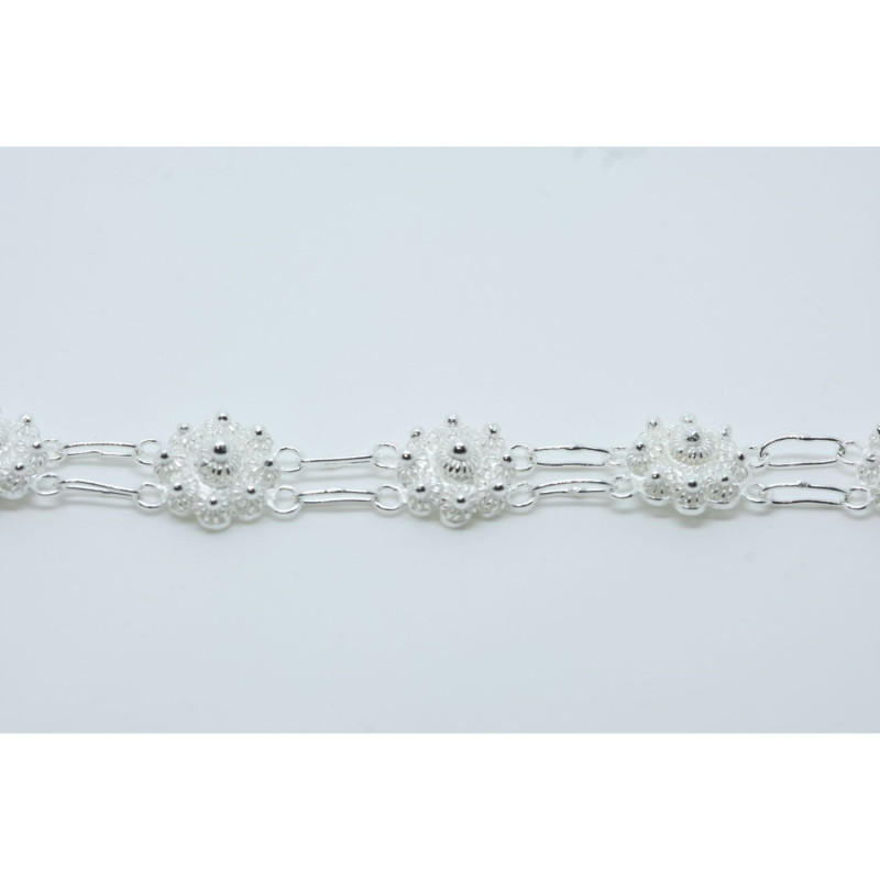 2010 - Bracciale Fiore Filigrana Sarda Argento 925