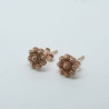 4003 - Orecchini Fiore Piccoli Filigrana Sarda Argento 925