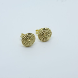 4002 - Orecchini Corbula Piccoli 9 mm Filigrana Sarda Argento 925