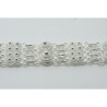 2003 - Bracciale 2 fili con 2 rosette grande + 8 piccole Filigrana Sarda Argento 925