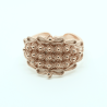 Anello Fede Sarda 3 File in Argento 925 Filigrana