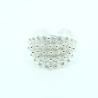 1028 - Anello Fede Sarda 3 file Aperto Misura Regolabile in Argento 925