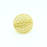 1029 - Anello Fiore 4 file Filigrana Sarda Aperto Misura Regolabile in Argento 925