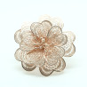 1031 - Anello Fiore Aperto Misura Regolabile in Argento 925