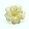 1031 - Anello Fiore Aperto Misura Regolabile in Argento 925